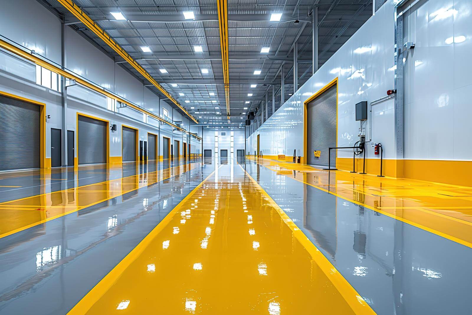 Industrial resin flooring